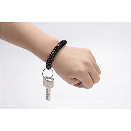 Sparco Split Ring Wrist Coil Key Holders 2.1 x 2.1 x 2.4 6 Pack