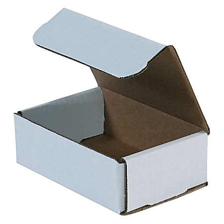 Partners Brand 10" Corrugated Mailers, 2"H x 8"W x 10"D, White, Pack Of 50