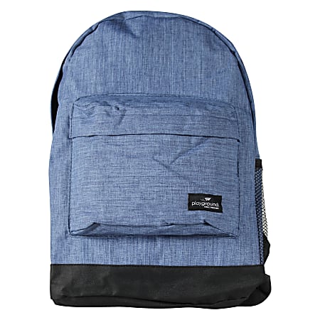 Playground Studytime Backpack, Blue/Black