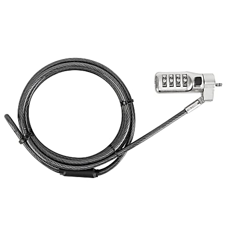 Targus&reg; Defcon&reg; 3-In-1 Universal Combo Lock, 6.5', Black, ASP86RGL