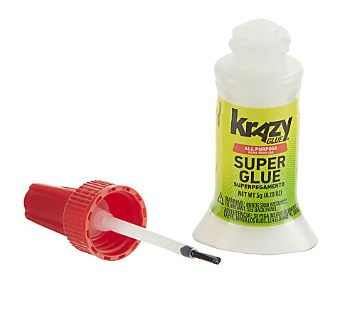 Krazy Glue All Purpose Brush On Formula .18 Oz. Clear - Office Depot