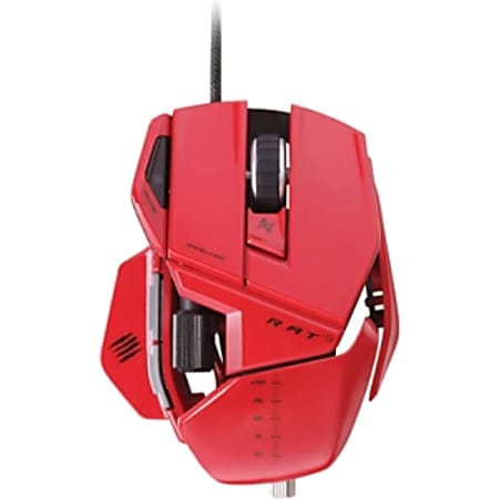 Mad Catz R.A.T. 5 Gaming Mouse For PC And Mac, Red