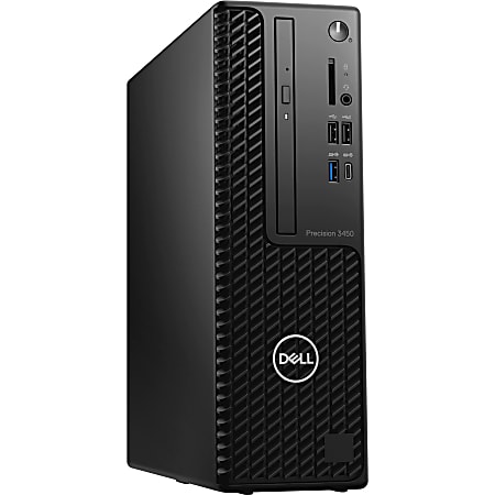 Dell Precision 3000 3450 Workstation - Intel Core i7 Octa-core (8 Core) i7-10700 10th Gen 2.90 GHz - 16 GB DDR4 SDRAM RAM - 512 GB SSD - Small Form Factor - Intel W580 Chip - Windows 10 Pro - NVIDIA Quadro P1000 4 GB Graphics - DVD-Writer