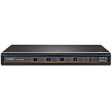 Vertiv Cybex Secure MultiViewer KVM Switch - 16 port - NIAP Approved - Dual AC - Secure Desktop KVM Switches - Secure KVM Switch - Dual Head - NIAP Certified - Secure Keyboard - 4 to 16 Port