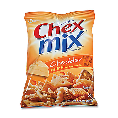 Chex Mix® Cheddar, 3.75 Oz., Box Of 8 Bags