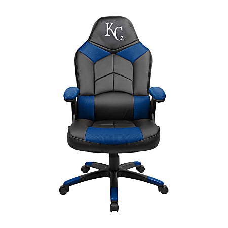 Imperial MLB Faux Leather Oversized Computer Gaming Chair, Kansas City Royals