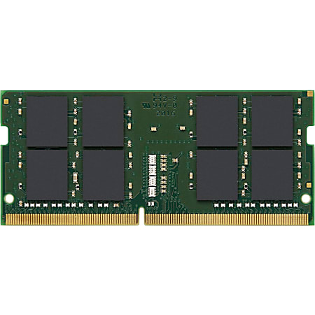 Kingston ValueRAM 16GB DDR4 SDRAM Memory Module - 16 GB -  DDR4-3200/PC4-25600 DDR4 SDRAM - 3200 MHz - CL22 - 1.20 V - Non-ECC -  Unbuffered - 260-pin -