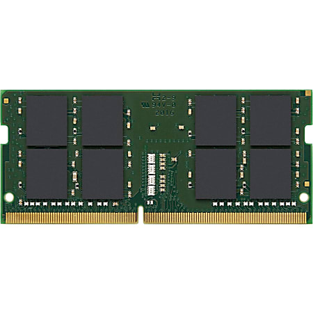Kingston ValueRAM 16GB DDR4 SDRAM Memory Module - 16 GB - DDR4-3200/PC4-25600 DDR4 SDRAM - 3200 MHz - CL22 - 1.20 V - Non-ECC - Unbuffered - 260-pin - SoDIMM - Lifetime Warranty
