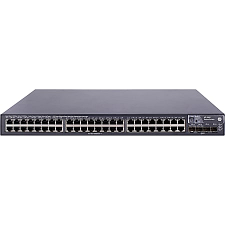 HPE 5800-48G-PoE+ TAA-compliant Switch with 1 Interface Slot
