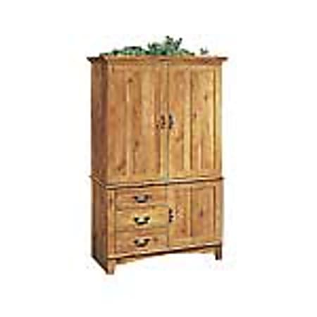 Sauder® Cottage Home Entertainment Armoire, Knotty Bishop Pine