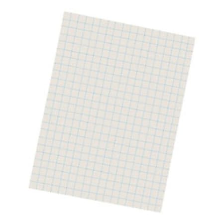 Pacon® Quadrille-Ruled Heavyweight Drawing Paper, 1/2"