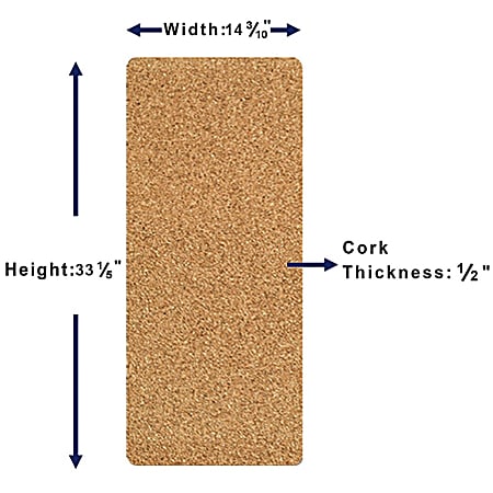 Lorell Do-it-Yourself Frameless Corkboard - 36 Lorell Do-it-Yourself Frameless Corkboard - 36
