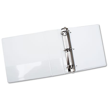 11x17 Binder Vinyl Panel with pockets Featuring a 4 Post White