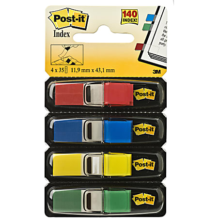 Post-it® Assorted Color Small Flags Value Pack - 840 - Assorted - 840 / Pack