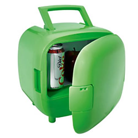 Portable Warm/Cold Mini Fridge, Apple Green