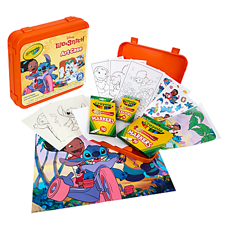 Crayola Lilo &amp; Stitch 75-Piece Art Set for Kids