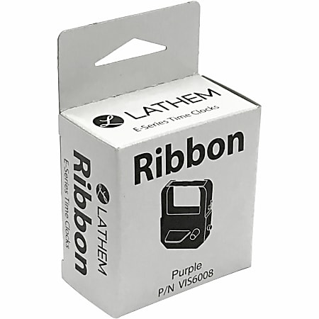 Lathem Time Electronic Time Recorder Replacement Ribbon For 1000E Model