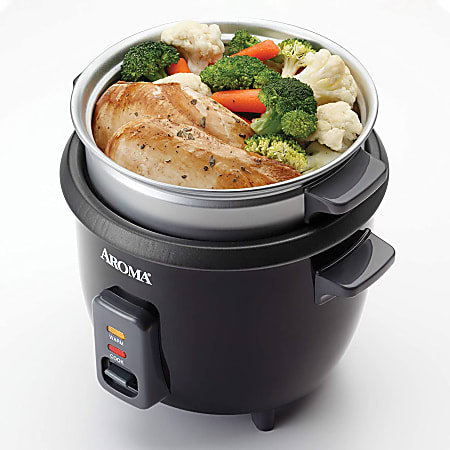 Aroma ARC 363 1NGB 6 Cup Pot Style Rice Cooker Black - ODP