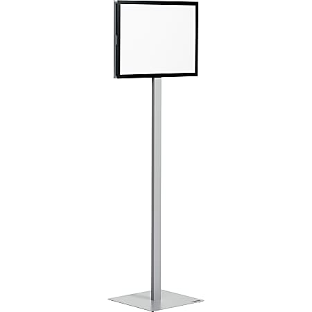 DURABLE Info Basic Floor Stand, Tabloid Size, Charcoal Gray