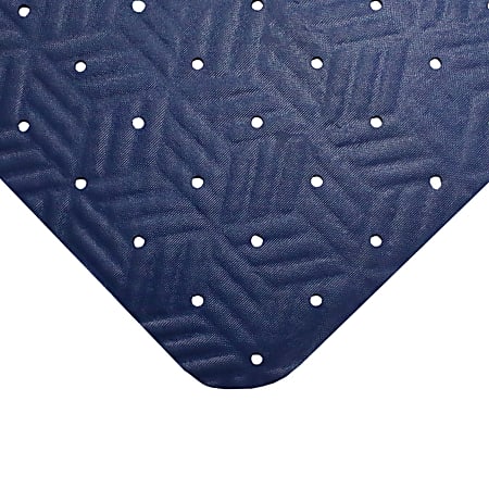 M+A Matting Wet Step Antifatigue Floor Mat, 24" x 36", Blue