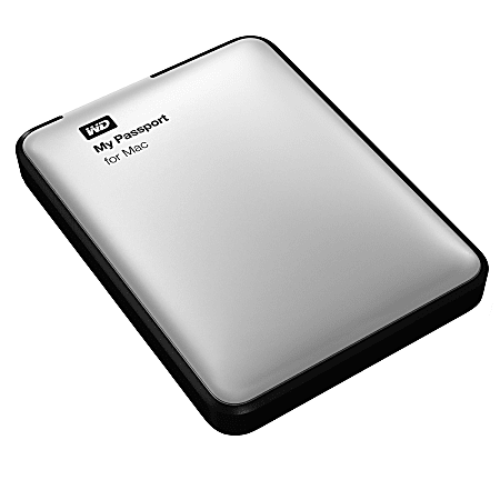 WD My Passport for Mac WDBKKF0020BSL 2 TB External Hard Drive - Retail - Silver
