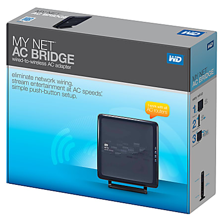 WD My Net 4-Port Gigabit Wireless AC Bridge WDBMRD0000NBL-HESN - Công