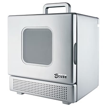 iWaveCube Mini Microwave, Silver