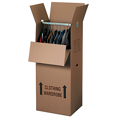 Partners Brand Heavy Duty Double Wall Corrugated Wardrobe Boxes 24