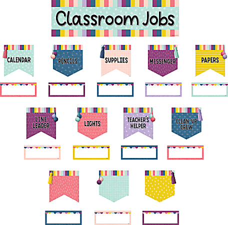 Teacher Created Resources Mini Bulletin Board, Oh Happy Day Classroom Jobs