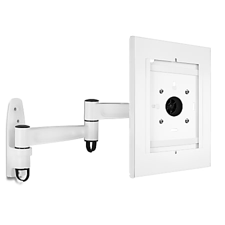 Mount-lt MI-3774W Secure Wall Mount For Select 10.1 - 10.5" Tablets, 8-3/4"H x 12-3/4"W x 3-1/2"D, White
