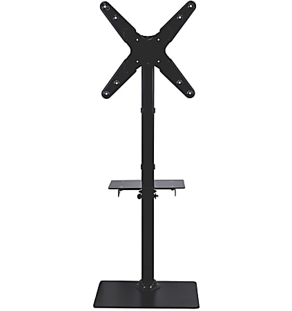 Mount-It! MI-877 Freestanding Entertainment Center For 32 - 70" TVs, 47-1/2"H x 20"W x 15"D, Black