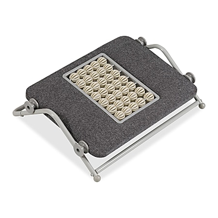 Balt Rolax Ergonomic Footrest, 5"H x 17"W x 14"D, Gray