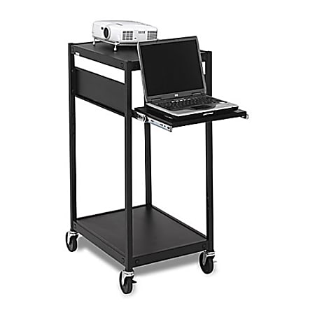 Bretford ECILS2-BK Compact Cart - Steel - Black