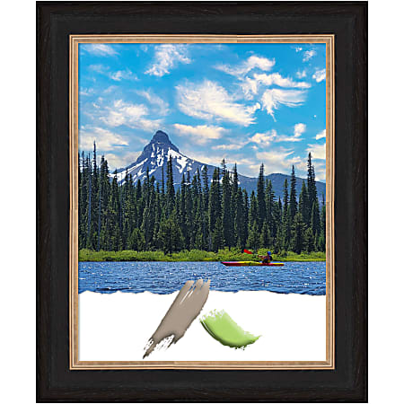 Amanti Art Picture Frame, 29" x 35", Matted For 22" x 28", Vogue Black