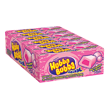 Hubba Bubba® Max® Original, 0.1 Oz, Pack Of 5