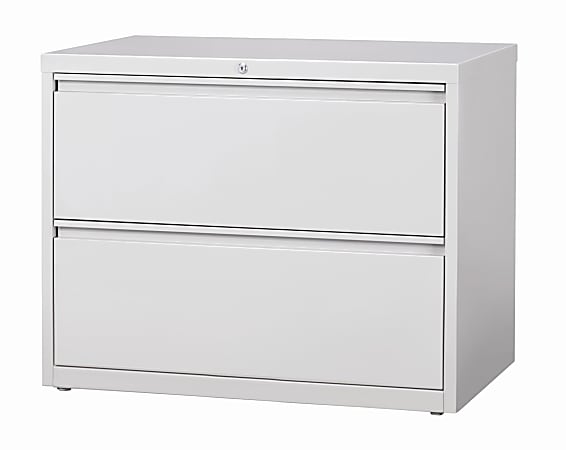2 Drawer File Cabinet Light Gray