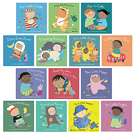 Child's Play Books, Songs And Rhymes Collection Set, Set Of 14 Books