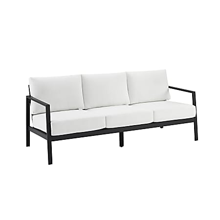 Linon Abilene Aluminum Outdoor Sofa, 31-1/4”H x 75-1/4”W