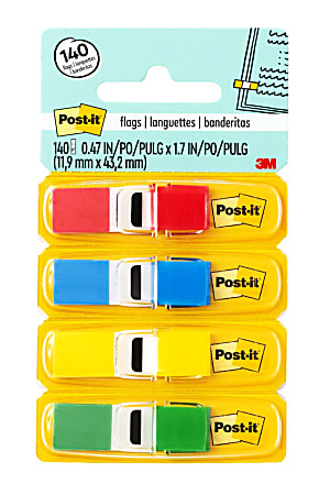 thumbnail image 2 of Page Markers Post-it Flags - 100 Assorted Pastel Flags With Dispenser, 0.5 X 1.7 Inches Study Supplies 2 of 13