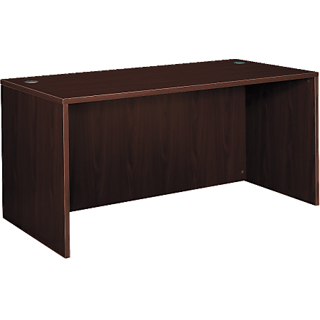 basyx® by HON BL Series Rectangular 60"W x 30"D Desk Shell, Mahogany