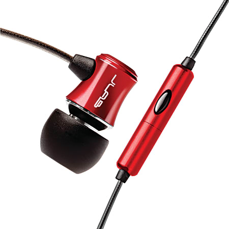 JLab Audio Rock Earbud Headphones, EROCKRRED