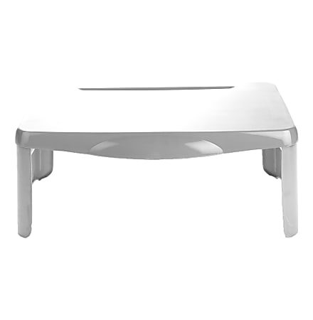 Mind Reader Lap Desk With Storage, 7-1/2"H x 17-1/2"W x 12"D, White