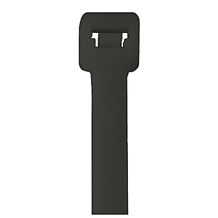Office Depot® Brand UV Cable Ties, 175 Lb, 21", Black, Case Of 100