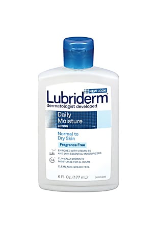 Lubriderm Skin Lotion 6 Oz. Flip Top Bottle - Office Depot