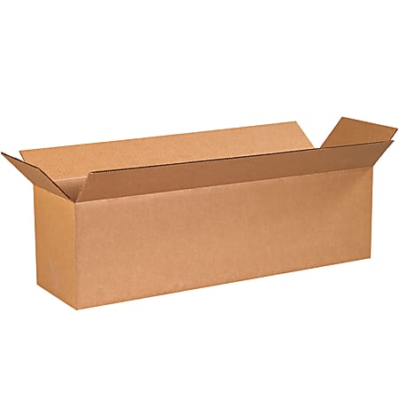 Office Depot® Brand Corrugated Boxes, 10"H x 10"W x 40"D, 15% Recycled, Kraft, Bundle Of 15