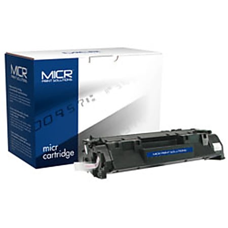 MICR Print Solutions Black High Yield MICR Toner Cartridge Replacement For HP 05X, CE505X, MCR05XM