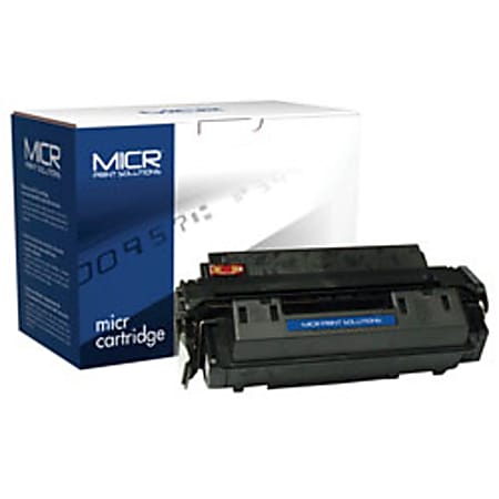 MICR Print Solutions Remanufactured MICR Black Toner Cartridge Replacement For HP 10A, Q2610A, MCR10AM