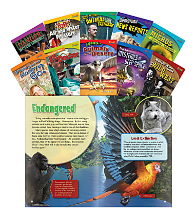 Teacher Created Materials TIME FOR KIDS® Nonfiction Book Set, Set 2, Set Of 10 Books, Grade 5