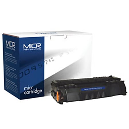 MICR Print Solutions Remanufactured MICR Black Toner Cartridge Replacement For HP 49A, Q5949A, MCR49AM