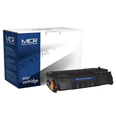 MICR Print Solutions Remanufactured High-Yield MICR Black Toner Cartridge Replacement For HP 49X, Q5949X, MCR49XM